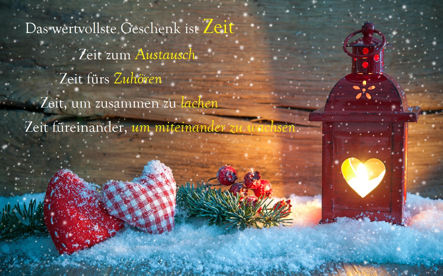 Weihnacht- und Kerzenlichtfeier